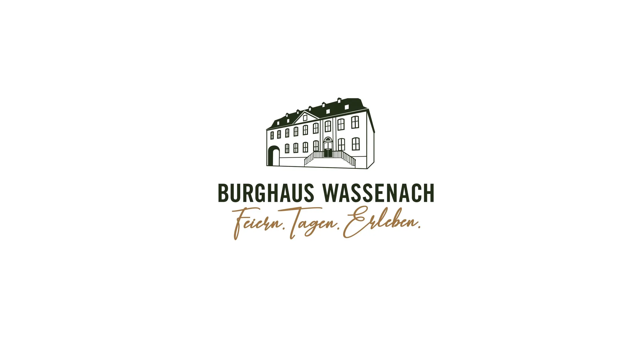 Burghaus Wassenach Logo – Bildmarke, Wortmarke und Claim